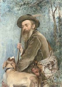 A rest from hunting by Horace van Truith