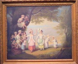Children Dancing In A Landscape by Francis Wheatley