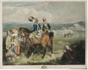 The Encampment At Brighton" &amp; "the Departure From Brighton" by Francis Wheatley
