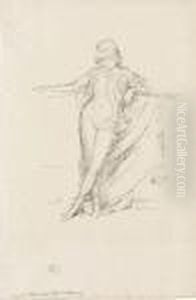 Little Draped Figure, Leaning