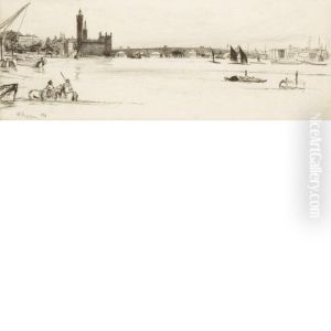 Old Westminster Bridge by James Abbott McNeill Whistler