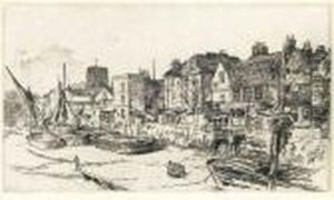 The "adam And Eve," Old Chelsea by James Abbott McNeill Whistler