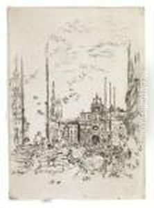 The Piazzetta by James Abbott McNeill Whistler