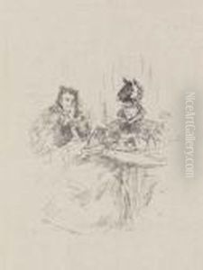Afternoon Tea by James Abbott McNeill Whistler