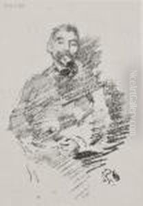 Stephane Mallarme by James Abbott McNeill Whistler