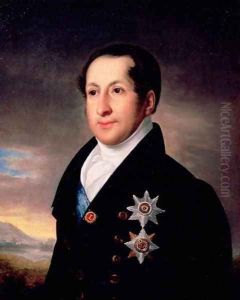 Portrait of Prince Sergej Golitsyn 1774-1859, post 1828 by Vasili Andreevich Tropinin