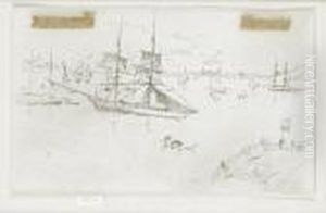 Twenty-six Etchings - Lagoon: Noon