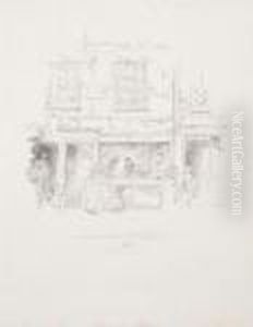 Maunder's Fish Shop, Chelsea by James Abbott McNeill Whistler