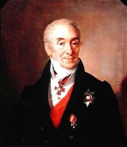 Portrait of S. Kushnikov, 1828