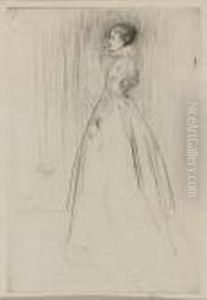 The Velvet Dress by James Abbott McNeill Whistler