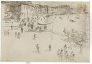 The Riva, No. 2 by James Abbott McNeill Whistler