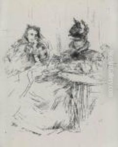 Afternoon Tea by James Abbott McNeill Whistler