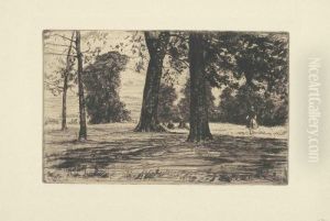 Greenwich Park by James Abbott McNeill Whistler