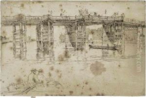 Old Putney Bridge by James Abbott McNeill Whistler