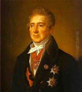 Portrait Of II Dmitriyev 1835 by Vasili Andreevich Tropinin