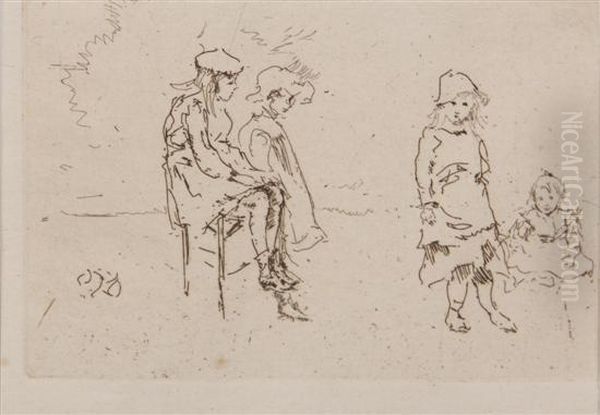 The Menpes Children
(from
Whistler As I Knew Him - view 1