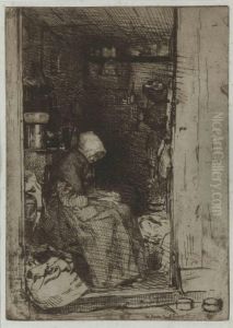 La Vieille Aux Loques, From Twelve Etchings From Nature by James Abbott McNeill Whistler