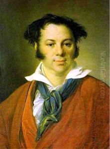 Portrait Of KG Ravich 1823 by Vasili Andreevich Tropinin