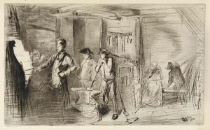 The Forge by James Abbott McNeill Whistler