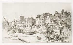 The "adam And Eve", Old Chelsea by James Abbott McNeill Whistler
