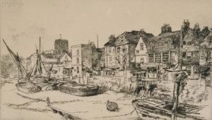 The 'adam And Eve' Old Chelsea by James Abbott McNeill Whistler