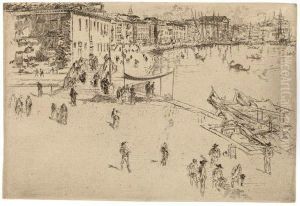 The Riva, No.2 by James Abbott McNeill Whistler