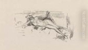 Nude Model, Reclining