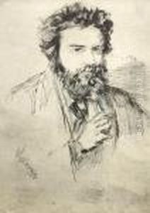 Portrait Of A Man With A Pipe by James Abbott McNeill Whistler