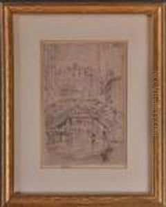 Ponte Del Piovan by James Abbott McNeill Whistler