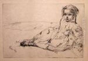 "bibi Valentin" by James Abbott McNeill Whistler