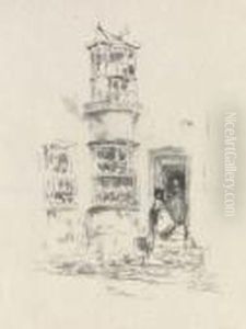 The Little Steps,
Lyme Regis by James Abbott McNeill Whistler
