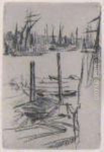 Wapping (the Tiny Pool) by James Abbott McNeill Whistler