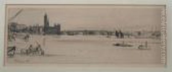 Old Westminster Bridge - view 1