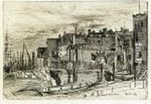 Thames Police (wapping Wharf) by James Abbott McNeill Whistler