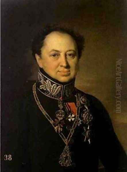 Portrait Of DP Tatishchev 1838 - view 1