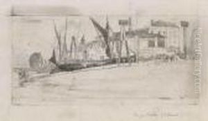 Chelsea Wharf by James Abbott McNeill Whistler