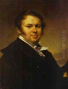 Self Portrait 1830s by Vasili Andreevich Tropinin