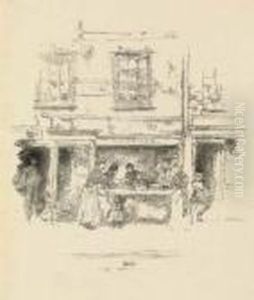 Maunder's Fish Shop by James Abbott McNeill Whistler