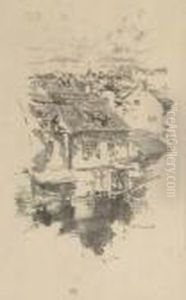 Vitre: The Canal by James Abbott McNeill Whistler
