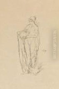 Girl With Bowl
. by James Abbott McNeill Whistler