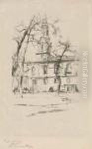 St
Giles-in-the-fields by James Abbott McNeill Whistler