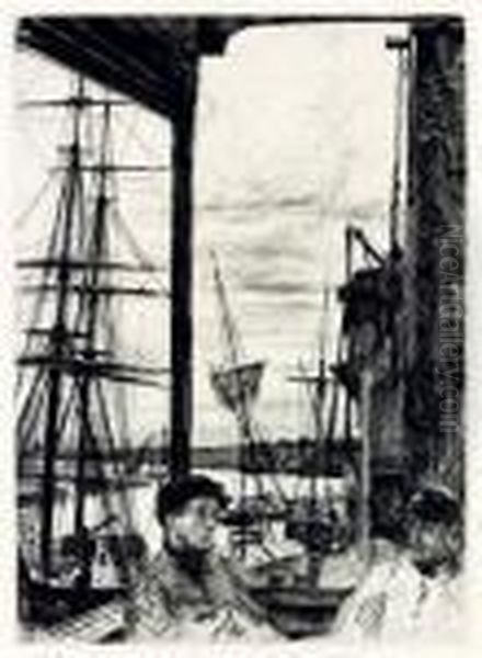 Rotherhithe, From Sixteen Etchings - view 1