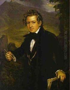 Portrait Of Karl Brulloff 1836 Portrait Of Karl Brulloff 1836