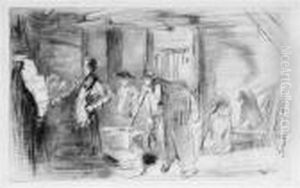 The Forge by James Abbott McNeill Whistler