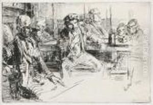 The Longshoremen, From Thames by James Abbott McNeill Whistler