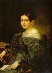 Portrait Of The Writer In Kozhina 1836