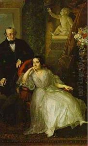 Portrait Of NI And NM Behr 1850 Portrait Of NI And NM Behr 1850