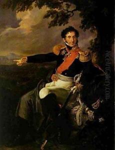 Portrait Of The Prince Pi Bagration 1815 by Vasili Andreevich Tropinin