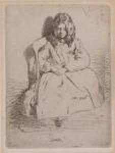 Annie Seated. by James Abbott McNeill Whistler