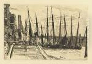 Billingsgate. by James Abbott McNeill Whistler